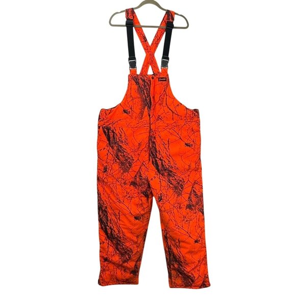 Gamehide Men's 2XL Hunter Hide Orange Taked North Camo Hunting Overalls - Picture 13 of 16